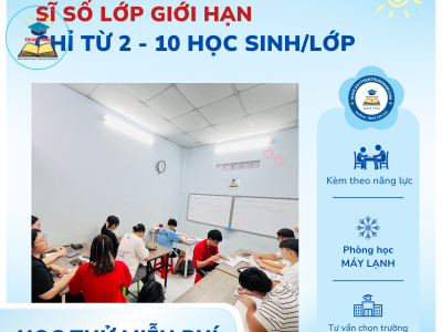 Chỉ cần con cố gắng - còn lại, để trung tâm lo