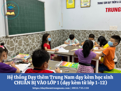 Khóa học chuẩn bị vào lớp 1 tại Trung Nam