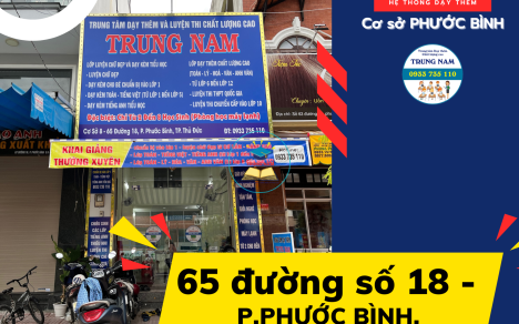CƠ SỞ PHƯỚC BÌNH Q9 (đối diện TH Phước Bình)
