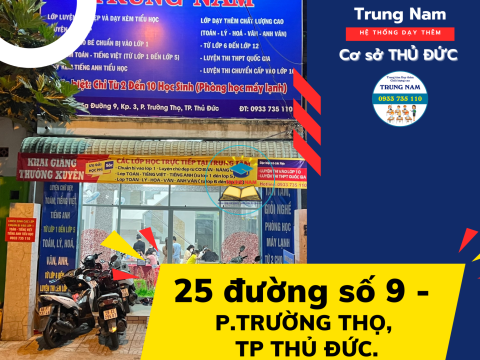 CƠ SỞ THỦ ĐỨC