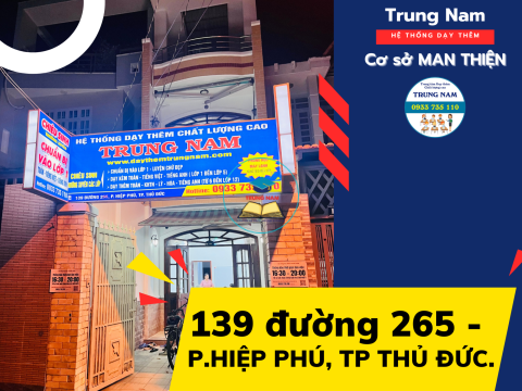 CƠ SỞ MAN THIỆN