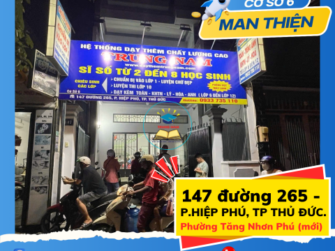 CƠ SỞ MAN THIỆN