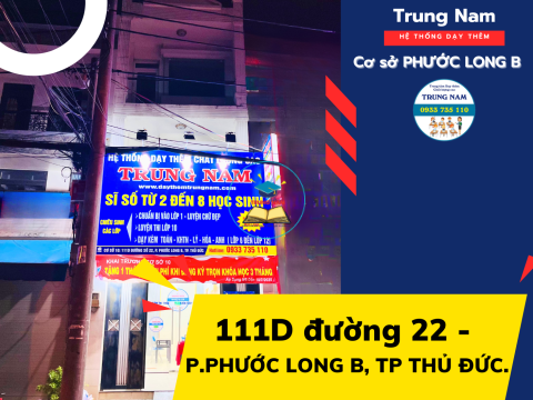CƠ SỞ PHƯỚC LONG - Gần THCS Tăng Nhơn Phú